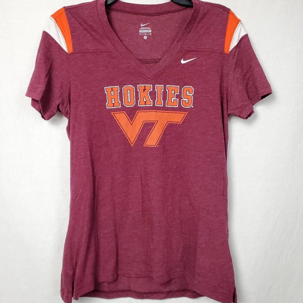 Nike Large Burgundy VA Tech Hokies T-shirt
